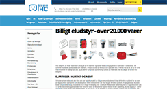 Desktop Screenshot of billigihc.dk